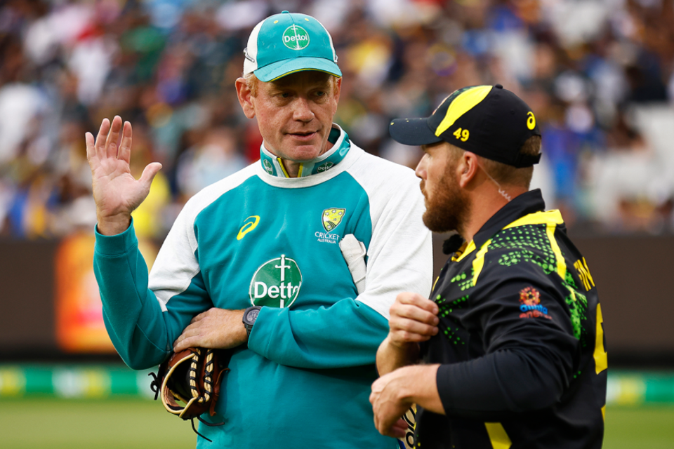 Finch on coach Andrew McDonald (left): "Being so close builds great trust, and as a player, if I was ever doubting something, I'd always go to him"