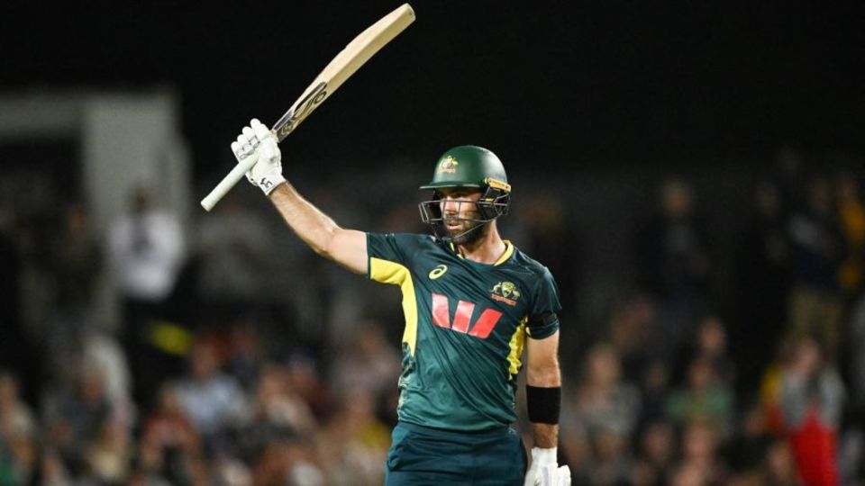 Getting it done, again: Glenn Maxwell kept his nerve as the chase got tight