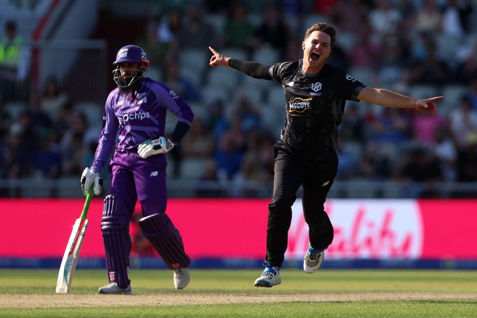Sonny Baker impressed for Manchester Originals in the Hundred