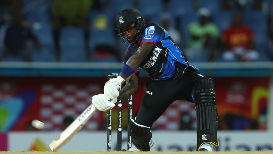 Fabian Allen scored quick runs towards the end to give Falcons a competitive score