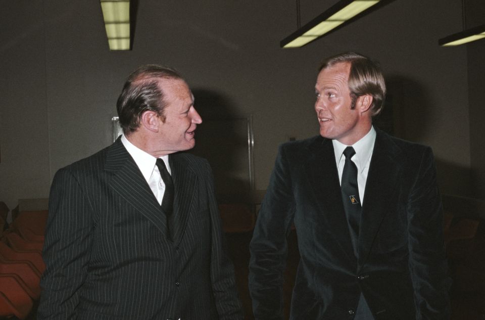 Right-hand man: Tony Greig (right) was the lynchpin of Kerry Packer's (left) efforts to get top English players to sign for World Series Cricket