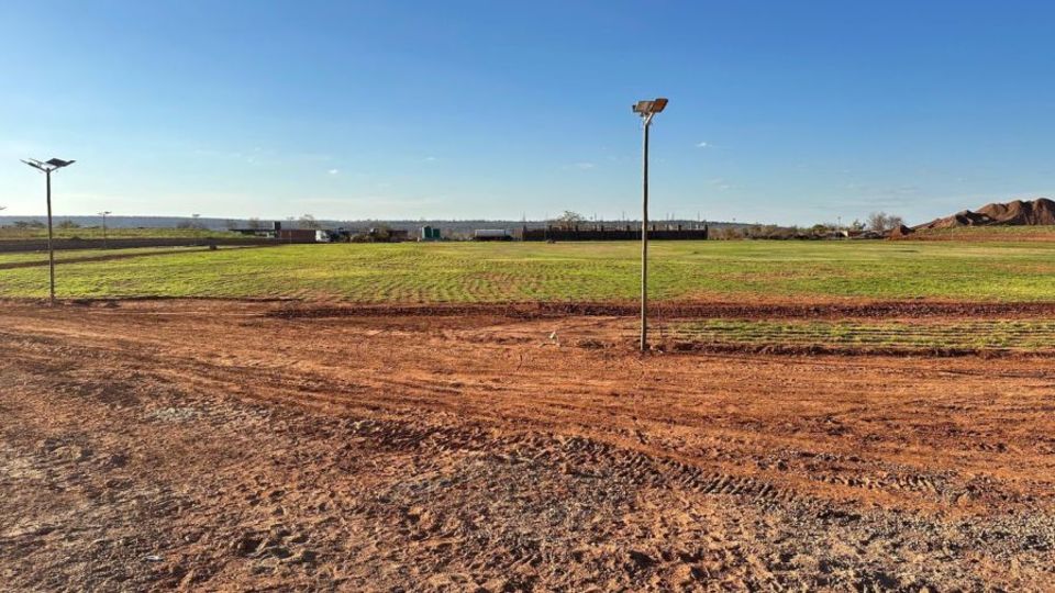 The progress at the Victoria Falls stadium