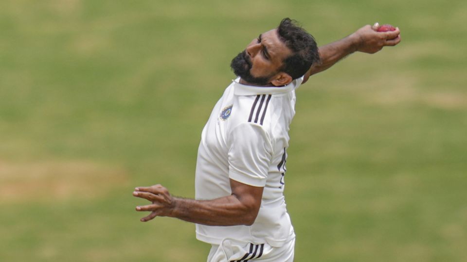 Mohammed Shami was playing his first red-ball game since November 2024