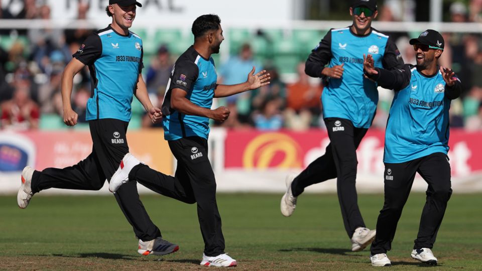 Khurram Shahzad ran through Somerset's top order