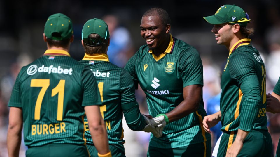 Lungi Ngidi is part of South Africa's pace attack for the ODIs in India