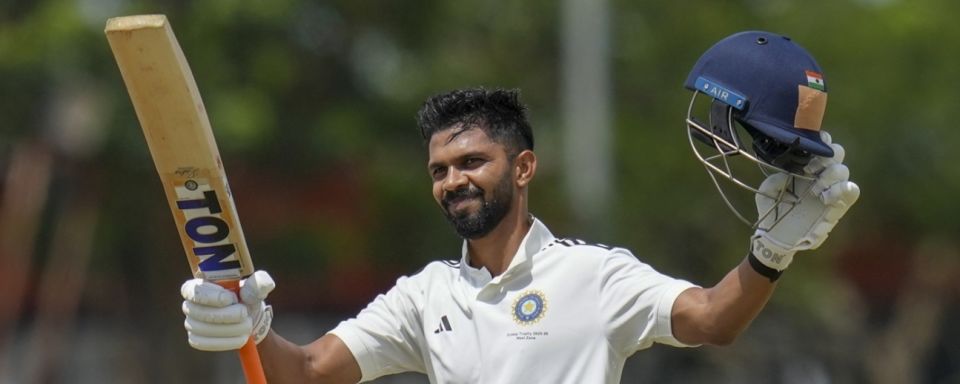 Ruturaj Gaikwad returned to competitive cricket with a bang at the Duleep Trophy