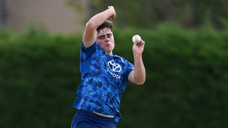 James Minto claimed five wickets for England Under-19