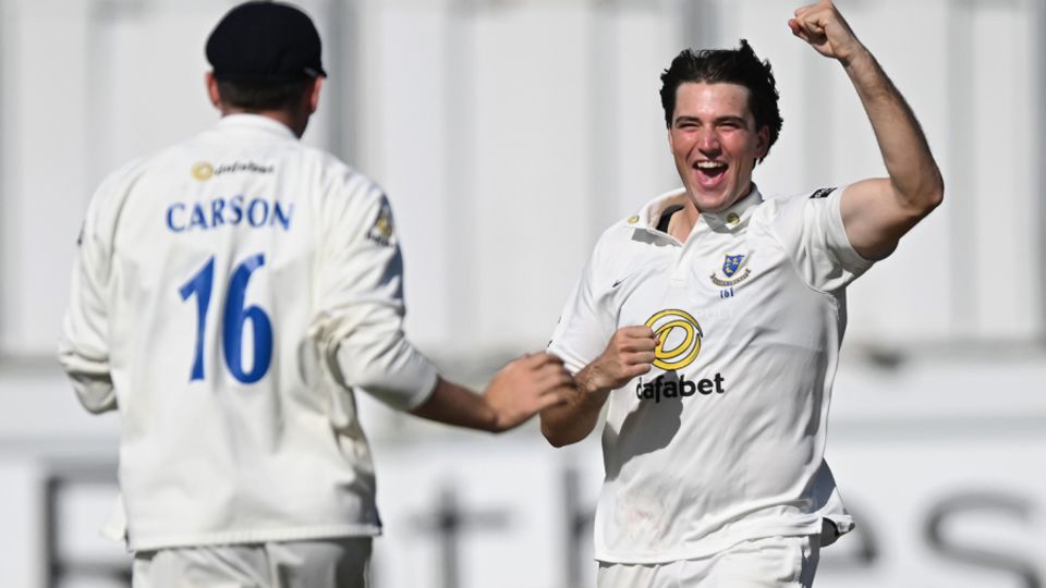 James Coles picked three wickets after his double-century with the bat