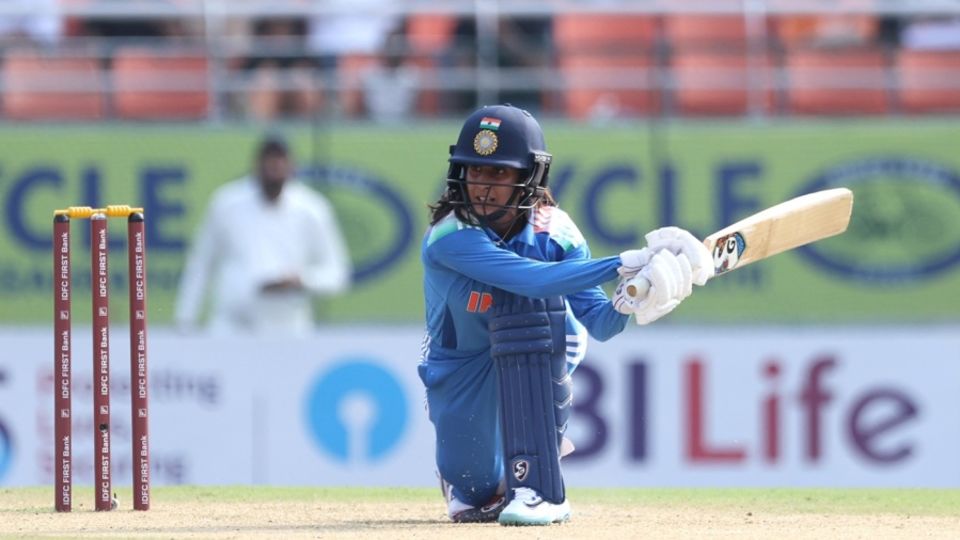 Jemimah Rodrigues scored a 26-ball 18 in the first ODI on Sunday