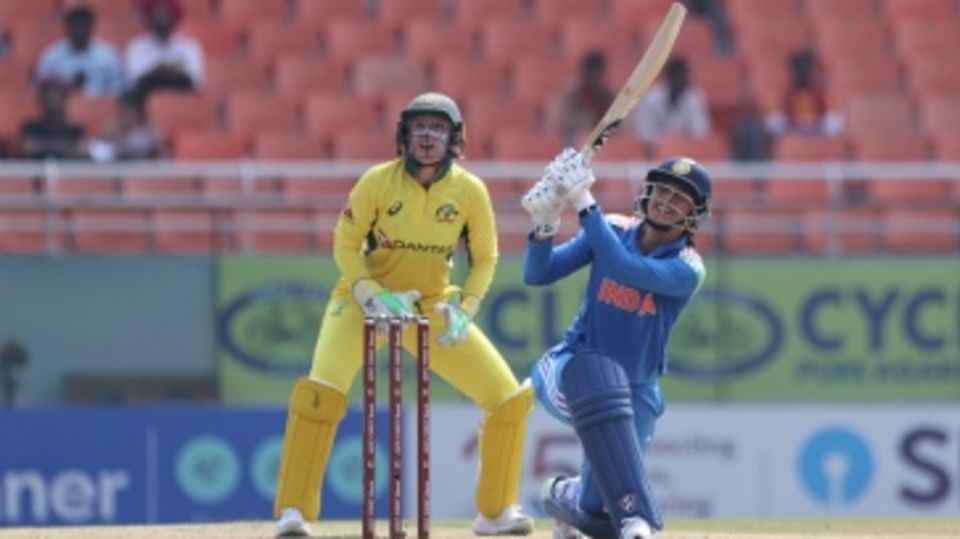 Smriti Mandhana found her hitting range quickly
