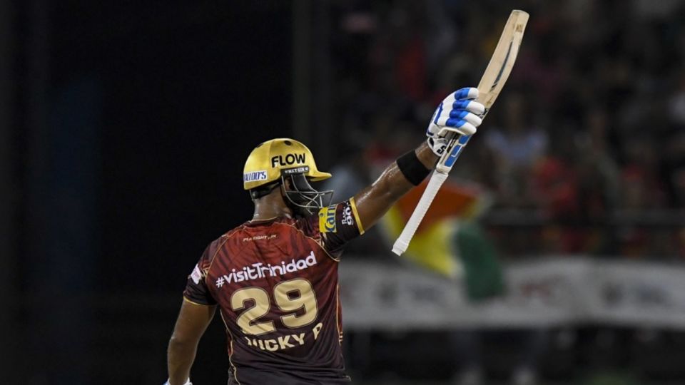 Nicholas Pooran hit 50 off 32 balls