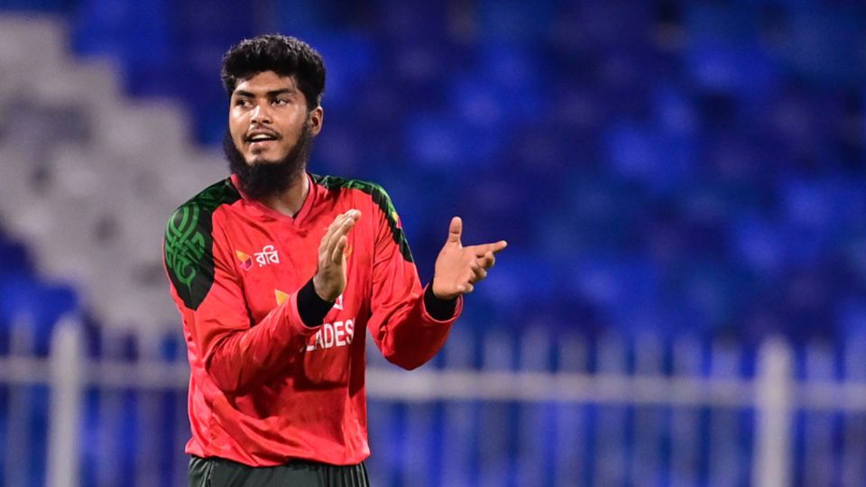 Rishad Hossain took two wickets