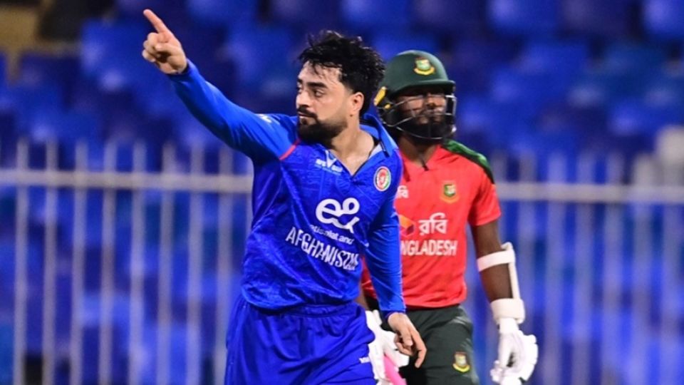 Rashid Khan took 11 wickets in three ODIs against Bangladesh
