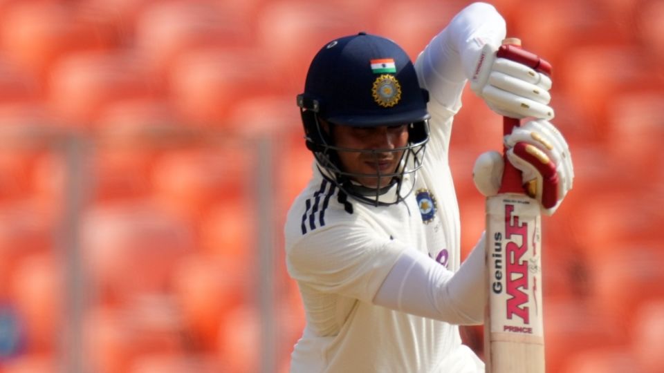 Shubman Gill plays defensively