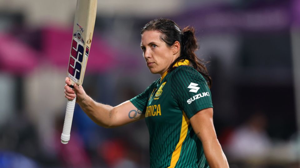 Tazmin Brits walked back to a rousing ovation in Indore