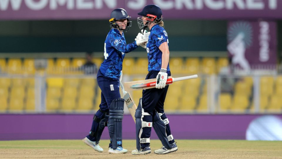 Charlie Dean and Heather Knight's 79-run partnership was the biggest of the match