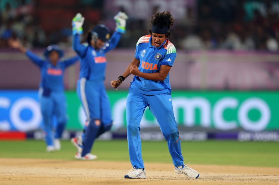 Shree Charani's 14 wickets in the Women's ODI World Cup came at an average of 27.64 and an economy of 4.96
