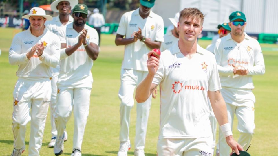 Brad Evans claimed his maiden five-for in Test cricket