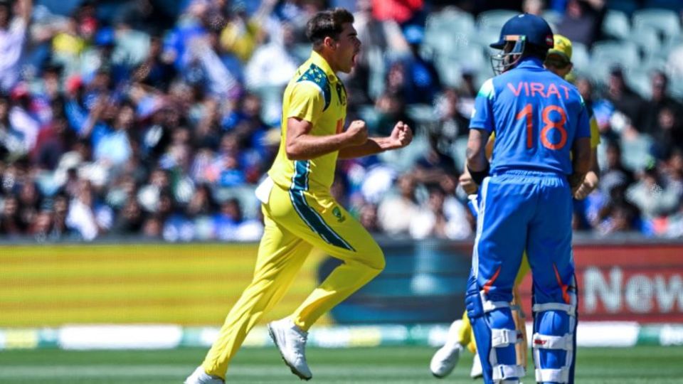 Xavier Bartlett dismissed Virat Kohli for a duck