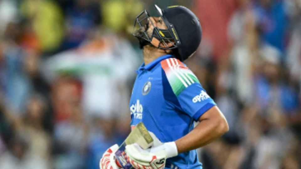 Rohit Sharma brought up a 105-ball ton