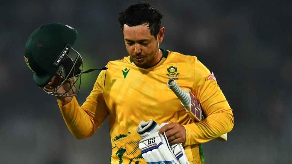 De Kock has scored 24 runs in two T20I innings since his return