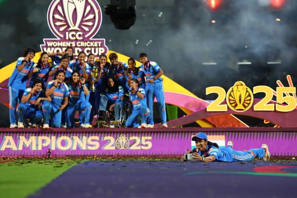 India memorably won their first women's World Cup, at home, beating South Africa in the final
