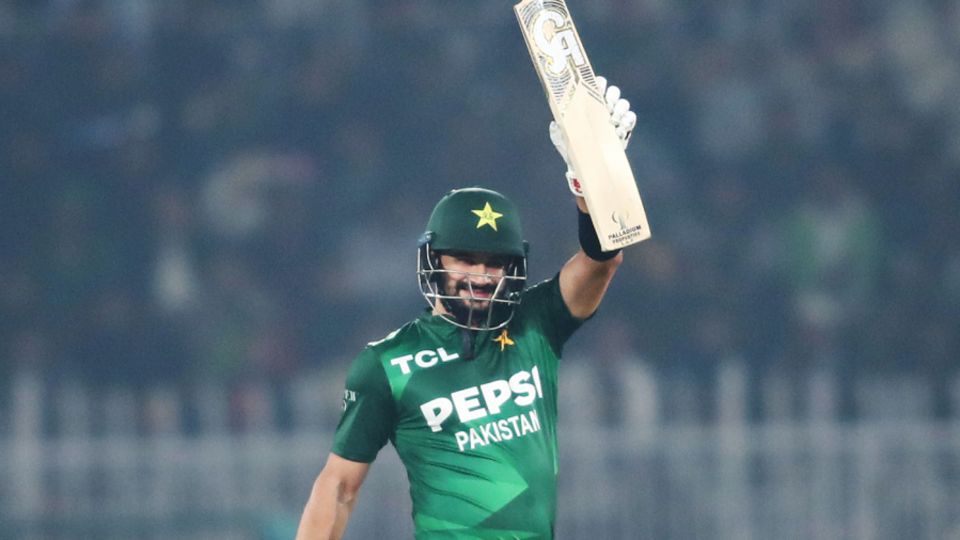 Sahibzada Farhan powered Pakistan to a modest total