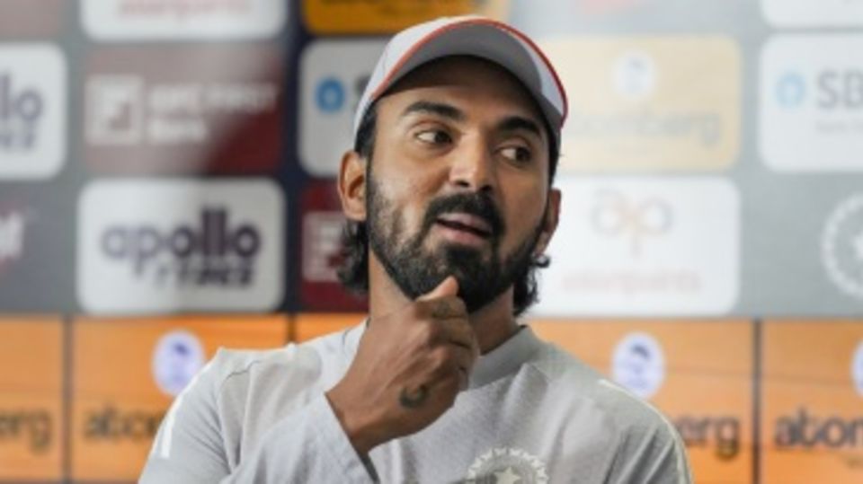 KL Rahul speaks to the media