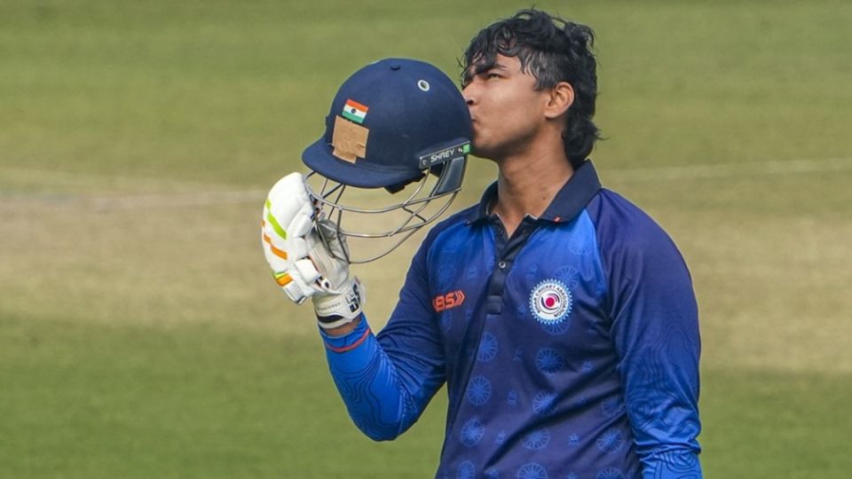 Vaibhav Suryavanshi became the youngest batter to score a century in Syed Mushtaq Ali Trophy