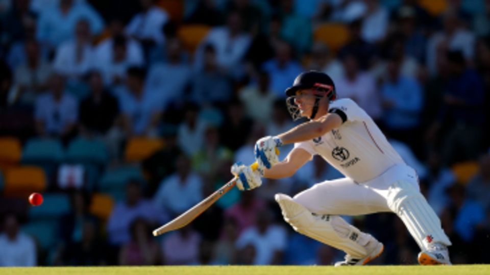 Harry Brook started frenetically in England's first innings
