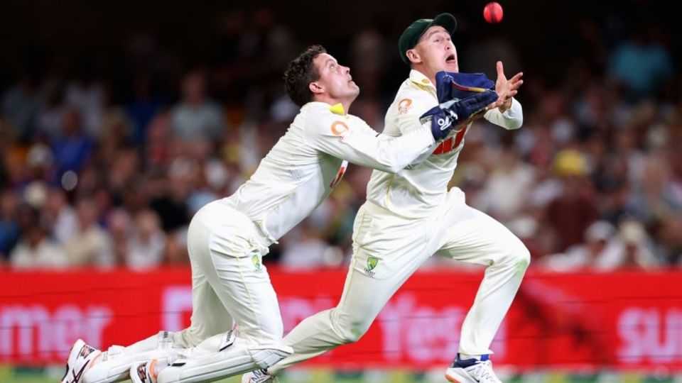 Carey's glovework was impressive across the match