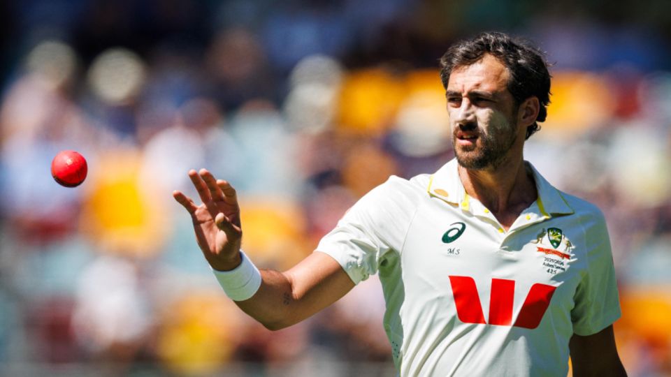 Mitchell Starc has taken first-over wickets in each of his last three Test matches