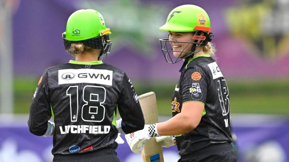 Phoebe Litchfield and Georgia Voll made light work of the chase