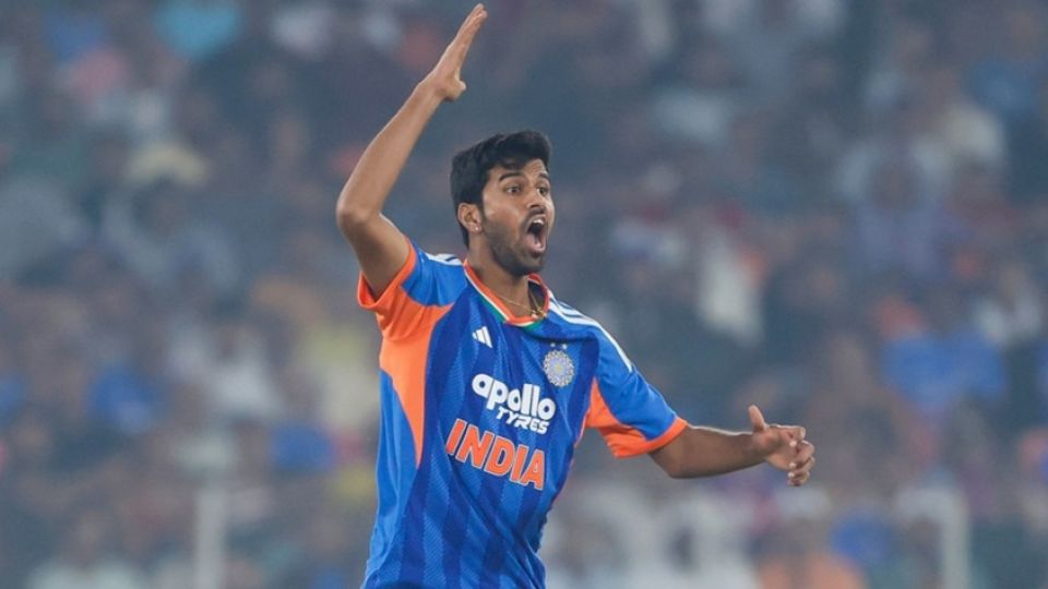 Washington Sundar has been out of action because of a side strain