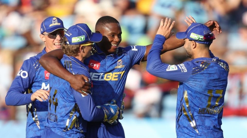 Kagiso Rabada struck inside the powerplay