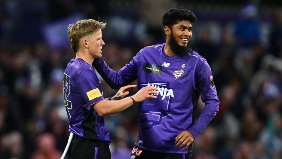 Nathan Ellis and Rishad Hossain are Hobart Hurricanes' two leading wicket-takers