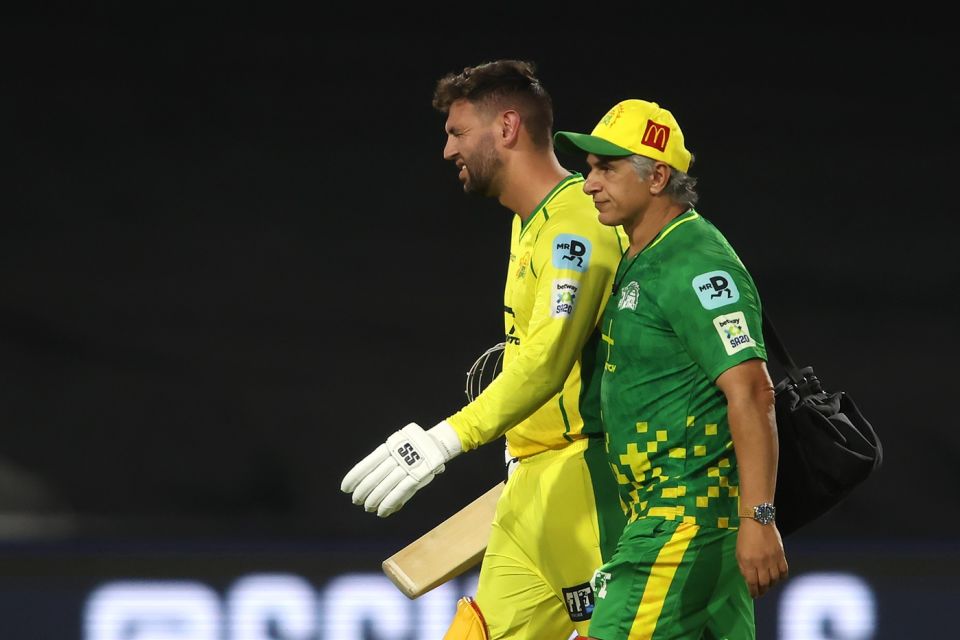 Donovan Ferreira retired hurt after facing one delivery on Saturday