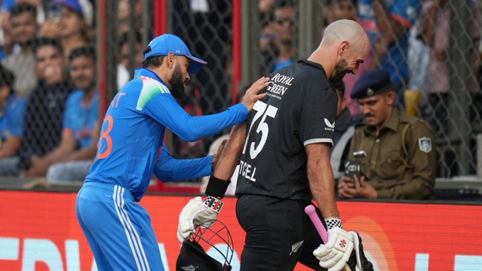 Virat Kohli has had enough of Daryl Mitchell 