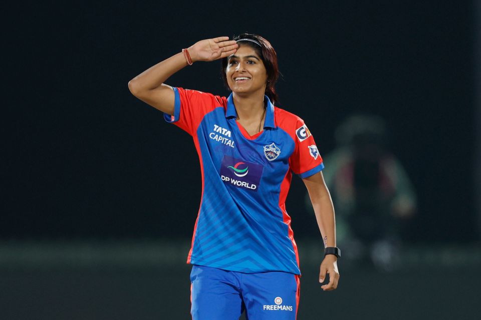 The salute has become Nandani Sharma's signature celebration