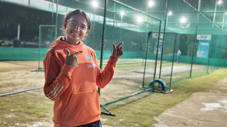 A smiling Happy Kumari during one of her training sessions