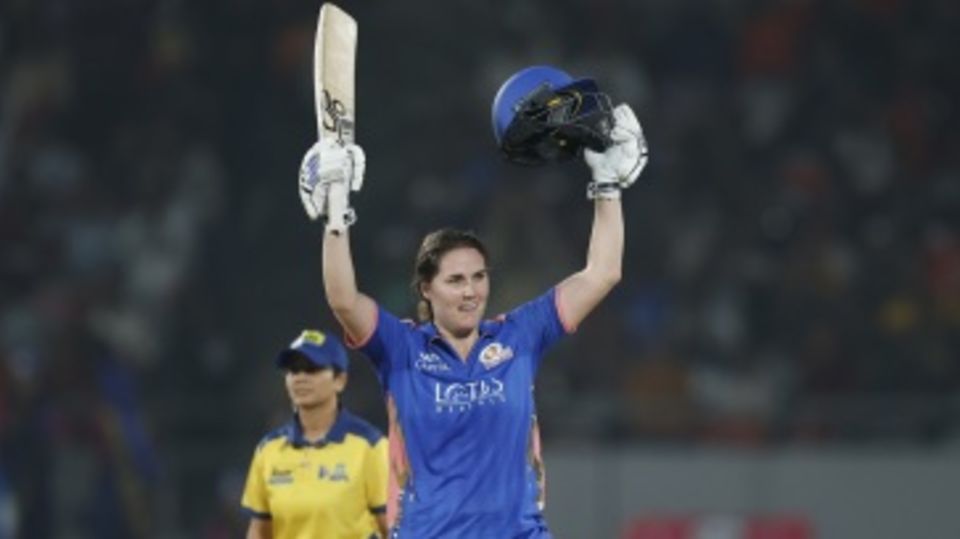 Nat Sciver-Brunt scored the first century in the Women's Premier League