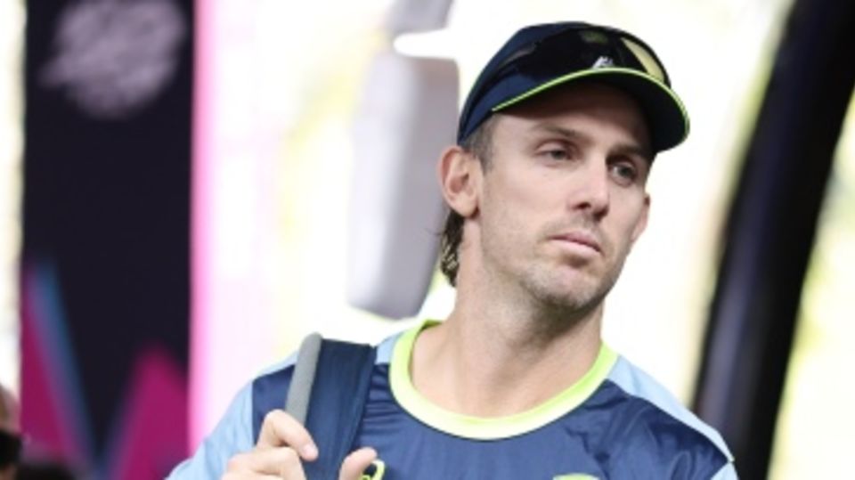 Mitchell Marsh arrives for the game