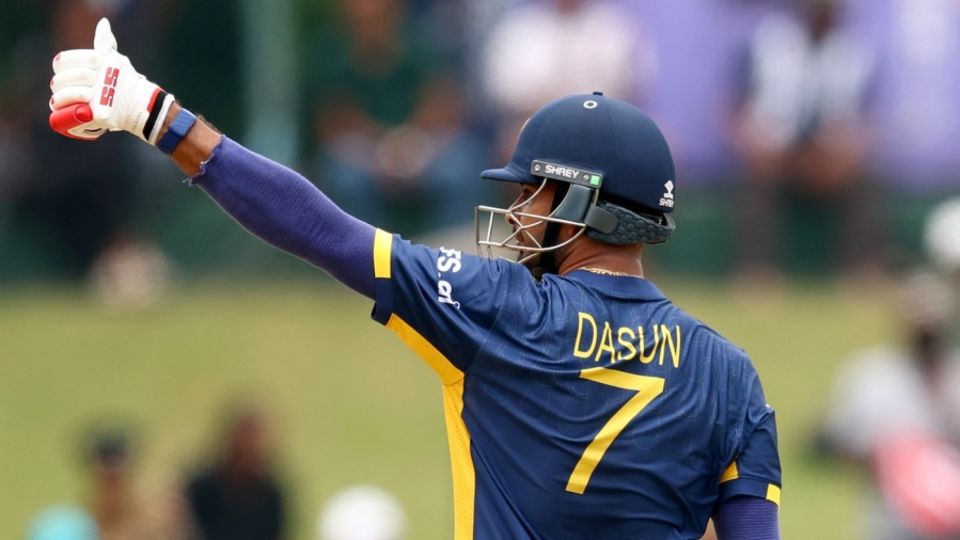Dasun Shanaka smashed a 19-ball fifty in an innings that was all about power