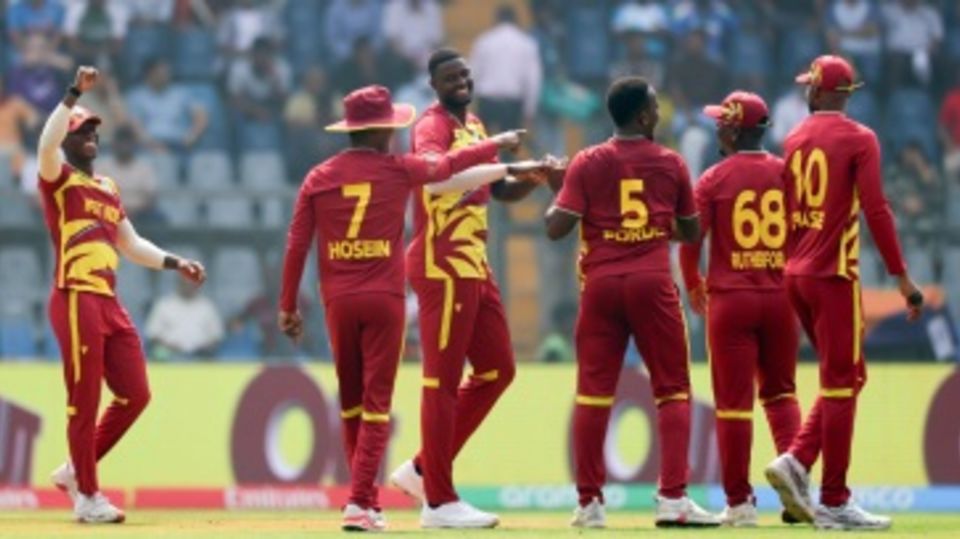 Jason Holder took two wickets in his first two overs