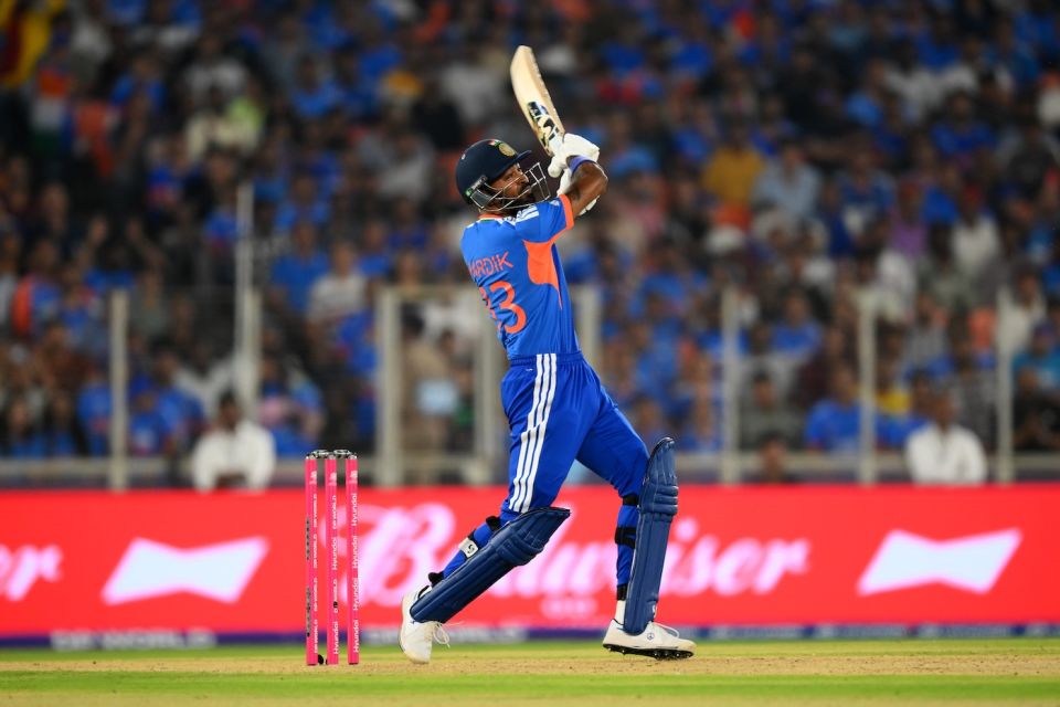 Hardik Pandya is the only player to have bowled and batted at least 100 balls at the death in T20 World Cups
