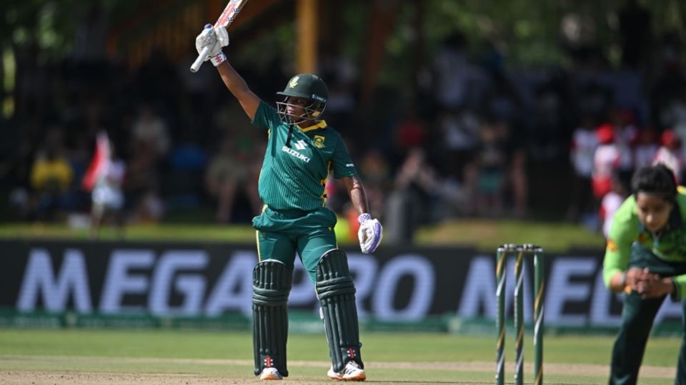Sinalo Jafta scored her maiden ODI fifty