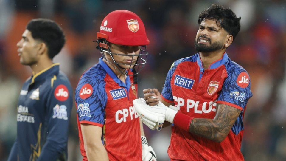 Shreyas Iyer suffered a blow to his hand trying to save himself from a Cooper Connolly shot