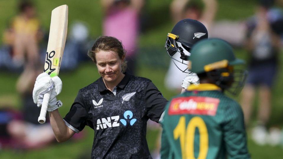 Maddy Green led New Zealand's batting effort with a century