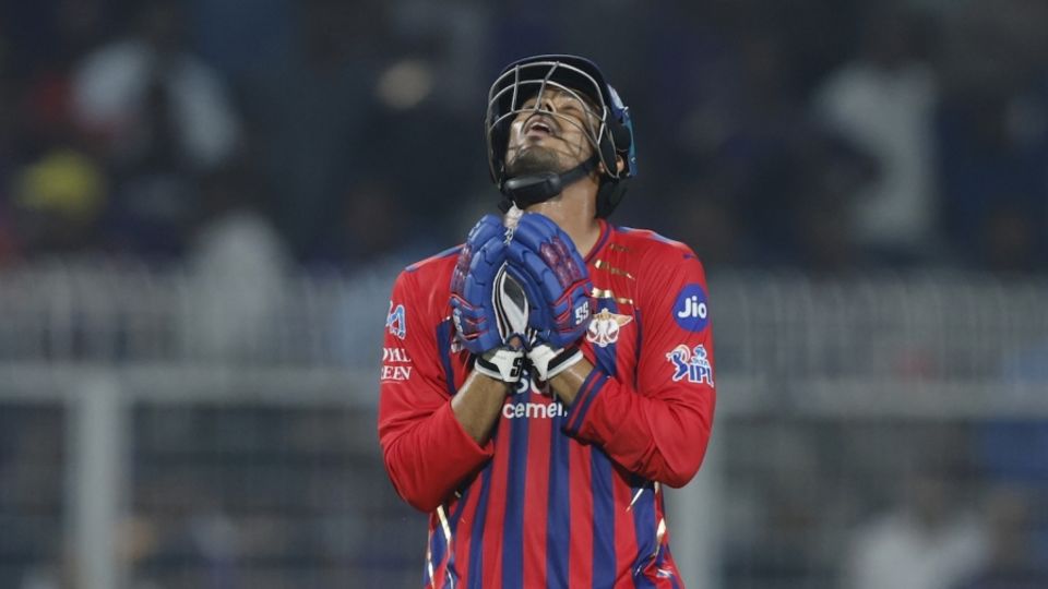 Mukul Choudhary says a prayer after the biggest night of his life