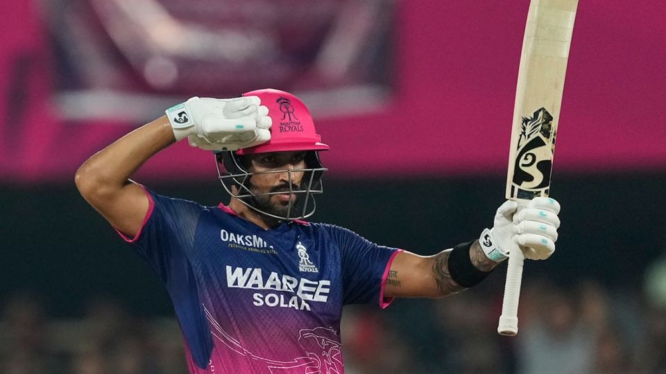 Dhruv Jurel brings out the familiar celebration
